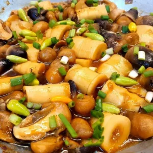 Cơm đậu hũ kho măng